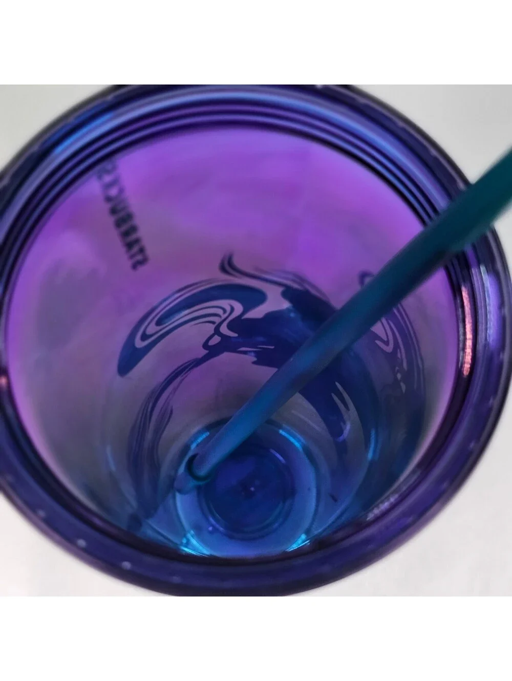 Starbucks 24oz Venti Iridescent Siren Cold Cup Tumbler Teal Purple 011140461 NEW